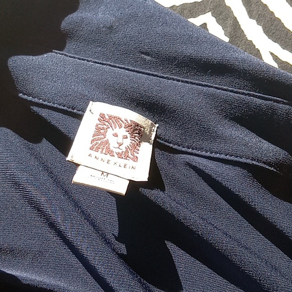 NAVY ANN KLEIN  JACKET - Picture 4 of 5